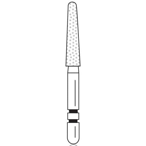 Premier Two Striper Diamond Bur, FG, Round End Taper, #780.9, Fine Grit, 5/Pk, 2015497 thumbnail 5