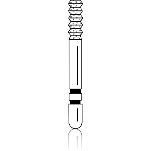 Two Striper Diamond Bur, FG, Crown Cut, SC5, Coarse, Green, 1.7 mm Diameter, 5.0 mm Length, 5/Pk, 2015573 thumbnail 11