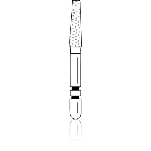 Two Striper Diamond Bur, FG, Flat-End Taper, L701.7, Coarse, Green, Long Shank, 5/Pk, 2015656 thumbnail 6