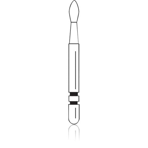 Two Striper MFS Finishing Diamond Burs, FG, Football, #292, 1.4 mm, MF1 Fine (45µ), Purple, 5/Pk, 2015865 thumbnail 5