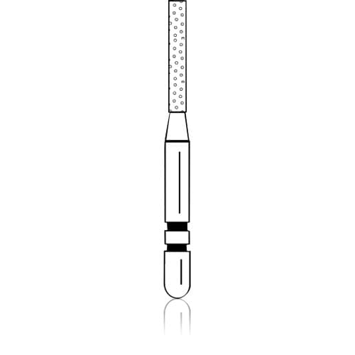 Two Striper ShortCut Diamond Bur, FGSS, Flat-End Cylinder, 515.7 S, 1.2 mm, Coarse, Green, 5/Pk, 2015910 thumbnail 6