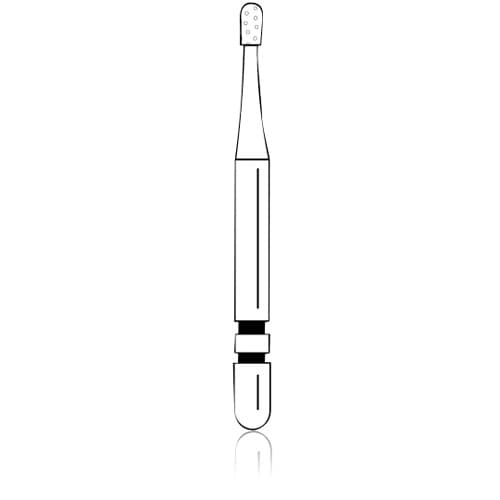 Two Striper ShortCut Diamond Burs FGSS, Operative, 330 S, Medium, Pear, 0.9 mm, Blue, Pkg/5, 2015914 thumbnail 6