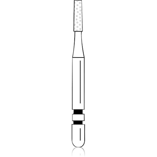 Two Striper ShortCut Operative Diamond Bur, FGSS, Flat-End Cylinder, 557 S, Medium, Blue, 1.0 mm, 5/Pk, 2015915 thumbnail 6