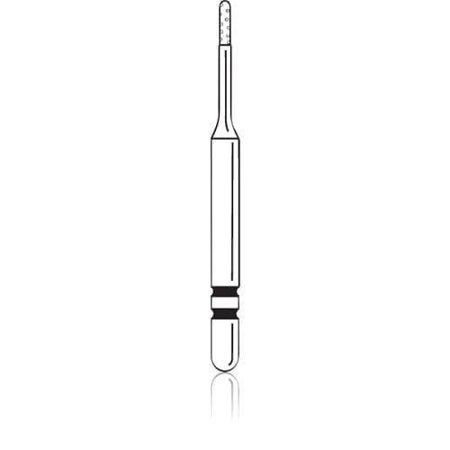 Two Striper MicroPrep Diamond Bur, FG, MP38, Medium, Blue, Cylinder Round End, 0.7 mm, 5/Pk, 2015959 thumbnail 6