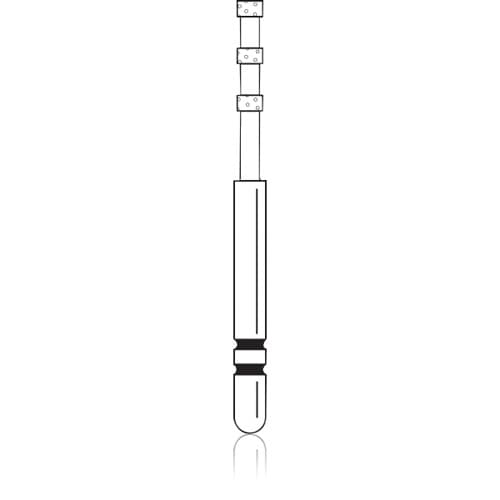 Two Striper Diamond Burs, FG, Depth Marker, DC0.3, 1.6 mm, Medium, Blue, 5/Pk, 2015970 thumbnail 6