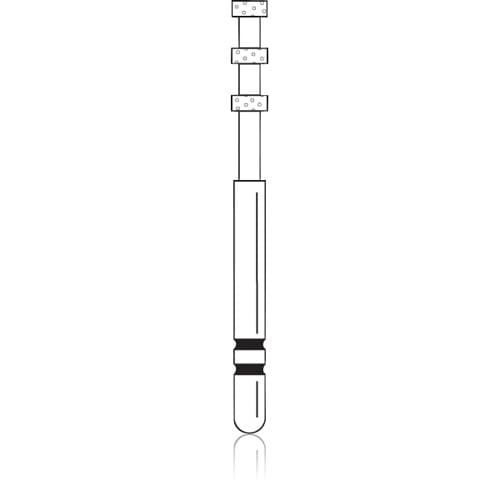 Two Striper Diamond Burs, FG, Depth Marker, DC0.5, 2.1 mm, Medium, Blue, 5/Pk, 2015971 thumbnail 10