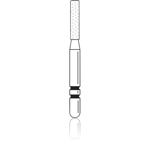 Two Striper® Diamond Bur FG, KR Cylinder, Coarse, Green Ring, #521.6, 1.4 mm Diameter, 6.0 mm Length, 5/Pkg, 2015989 thumbnail 4