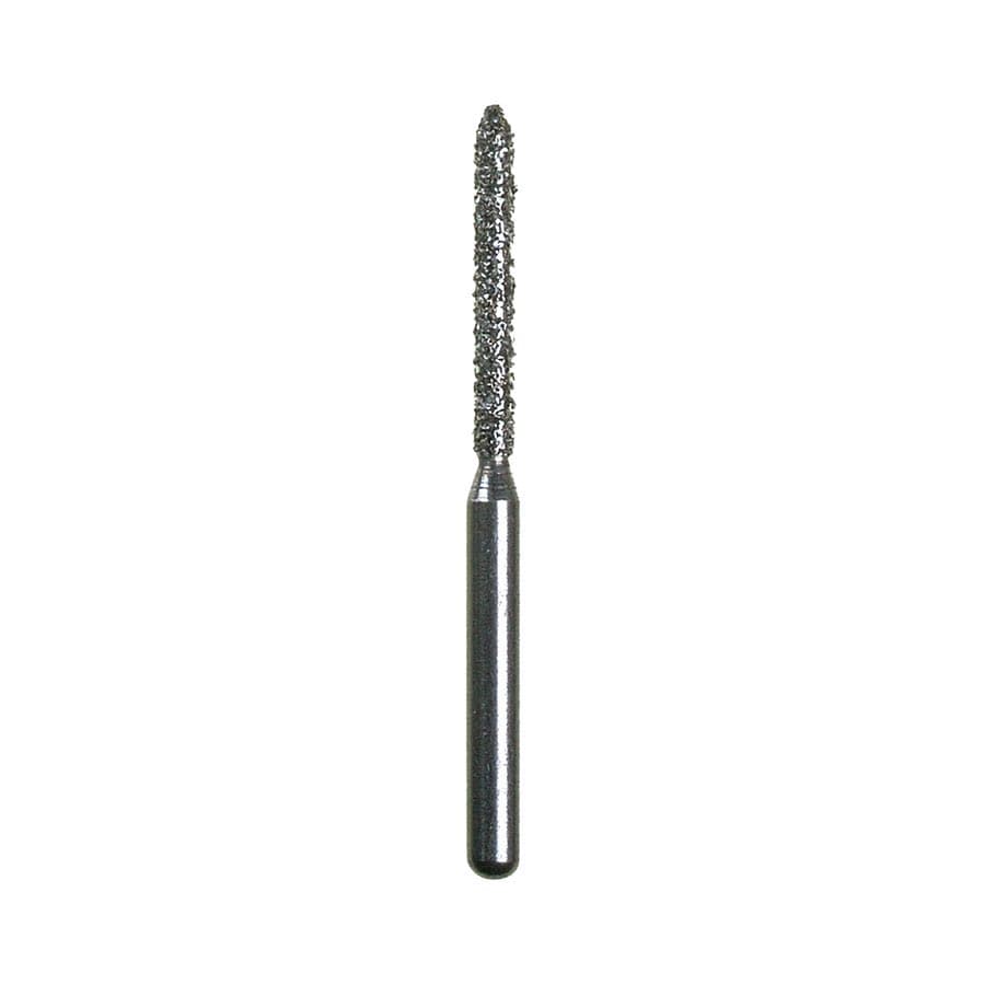 Spring Diamond FG Medium Beveled Cylinder Bur, 250.10M, 879-012, Friction Grip, 10.0mm, 25/Pack thumbnail 3
