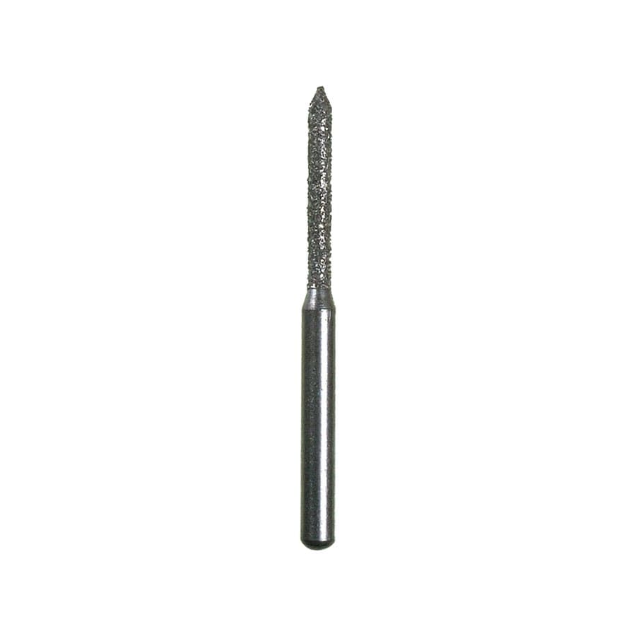 Spring Health Products Fine Beveled Cylinder Diamond Bur, FG, #878-012, 1.2mm Diameter, 8mm Length, Single-Use, 25/Pack thumbnail 4