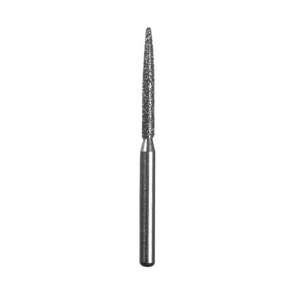 Spring Diamond Bur FG Fine Flame 863-012, Single-Use, 25/Pack thumbnail 3