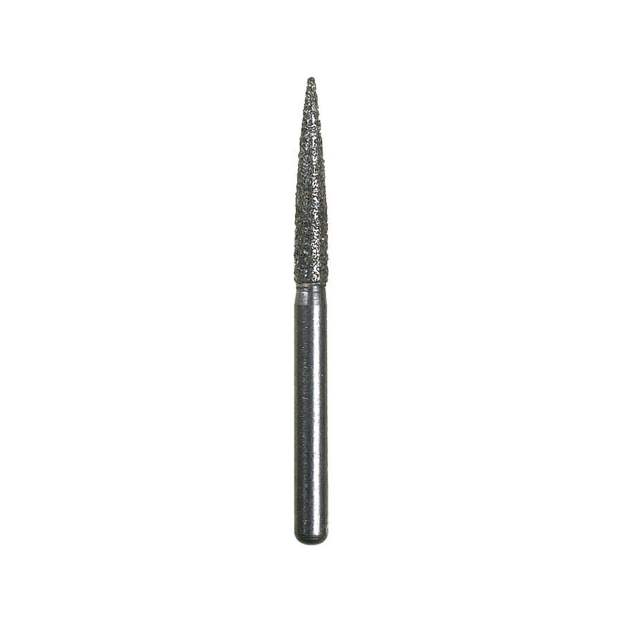 Spring Health Products Fine Flame Diamond Bur, Friction Grip, #270.9 / 863-018, 1.8mm Diameter, 9mm Length, Single-Use, 25/Pack thumbnail 3