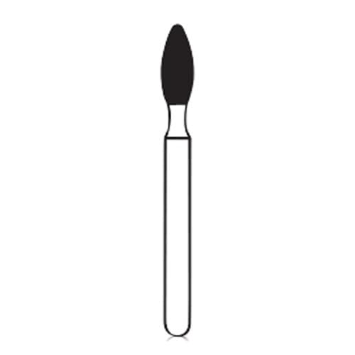 Solo Diamond® Single-Use Diamond Burs FG, Football, #1920, 2.0mm, Fine, Red, 25/Pk, 368020F thumbnail 11