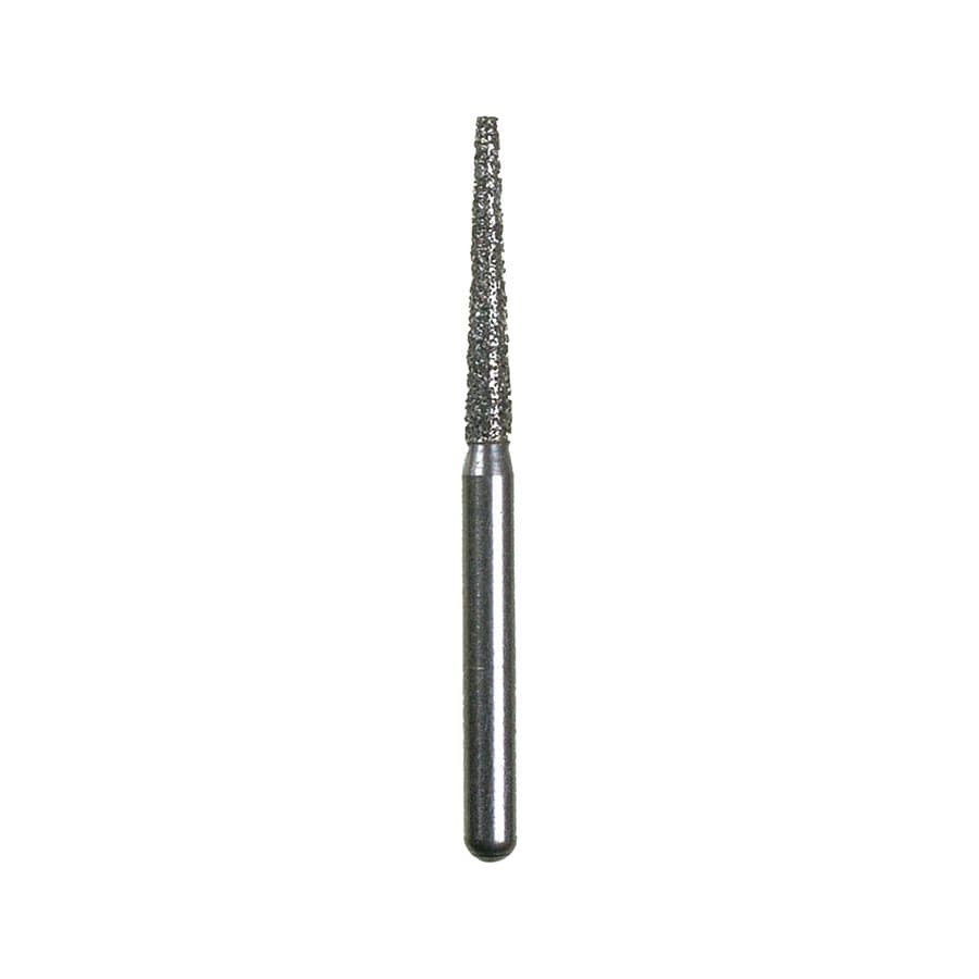 Spring Health Products Flat End Taper Diamond Bur, FG, Medium Grit, #701.9 / 847-014, 1.4mm Diameter, 25/Pack, Z701.9M25 thumbnail 3