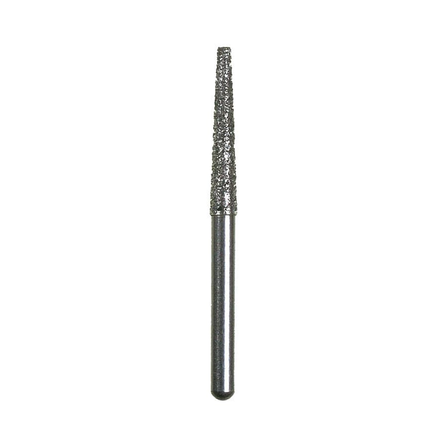 Spring Health Products #702.10 Medium Flat End Taper Diamond Bur, FG 848-018, Single-Use, 25/Pack thumbnail 2