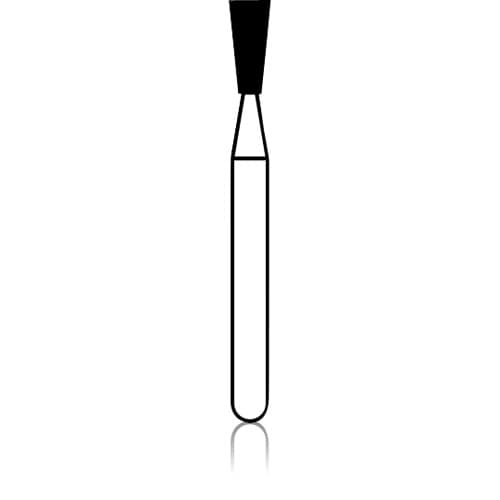 Solo Diamond Single Use Burs, FG, Inverted Cone, #0316.4, 1.6 mm, Coarse, Green, 25/Pk, 807016C thumbnail 5