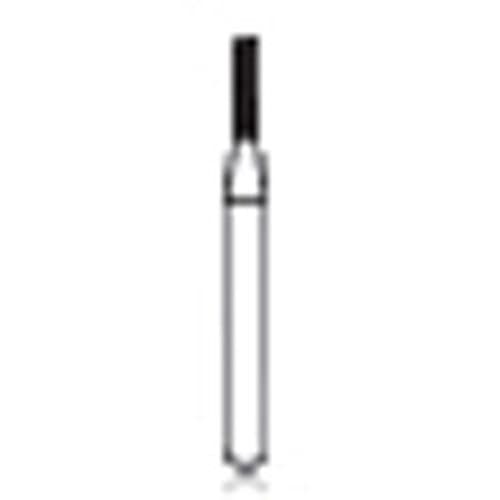 Solo Diamond Single-Use Diamond Bur, FG, Flat-End Cylinder, #0710MS, 1.0 mm Diameter, 4.0 mm Length, Medium Grit, Blue Ring, 25/Pk, 835010MS thumbnail 6