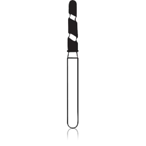 Solo Diamond® Single-Use Diamond Burs FG, Spiral Round End Cylinder, 8116.8, 1.6mm, Coarse, Green, 25/Bx, 856T016C thumbnail 6