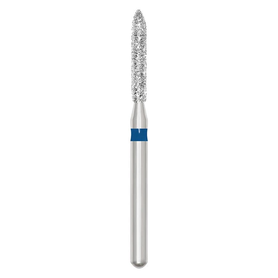 SS White Piranha Single-Use Diamond Bur, FG 878-014M, Medium Grit, Modified Beveled Cylinder, 25/Pk thumbnail 4