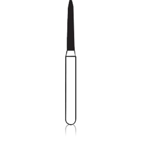 Solo Diamond™ Curettage K Single-Use Diamond Burs – FG, Cone Bevel End, Coarse, Green, #878K, 1.2 mm Major/0.8 mm Minor Diameter, 8.0 mm Length, 25/Pkg thumbnail 3