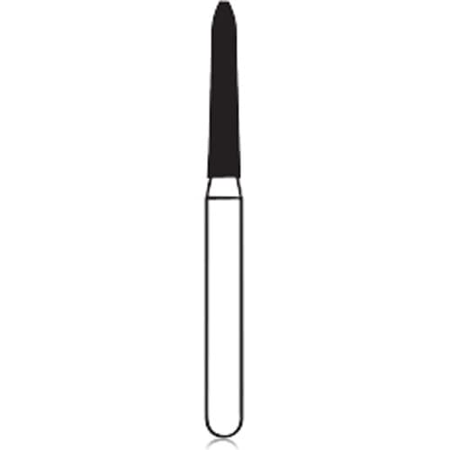 Solo Diamond® Single-Use Diamond Burs FG, Curettage K, #1714.8, Coarse, Green, 1.4mm Major/1.0mm Minor Diameter, 8.0mm Length, 25/Bx, 878K014C thumbnail 6