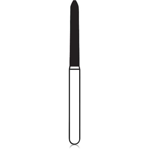 Solo Diamond® Single-Use Diamond Burs FG, Curettage K, #1714.10, Coarse, Green, 1.4mm Major/1.1mm Minor Diameter, 10mm Length, 25/Bx, 879K014C thumbnail 6