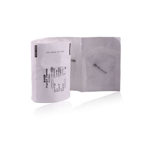 SS White Piranha Single-Use Diamond Bur, Fine Grit, Round End Cylinder, Friction Grip, 25/Pk, 881-012F thumbnail 5