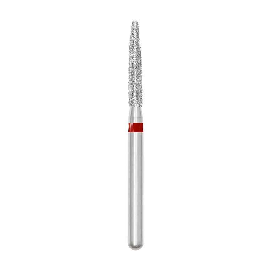 SS White Revelation Diamond Bur F862-012, Fine Grit, Flame Shape, Friction Grip, 1.2 mm Diameter, 5/Pk, 91121-5 thumbnail 5
