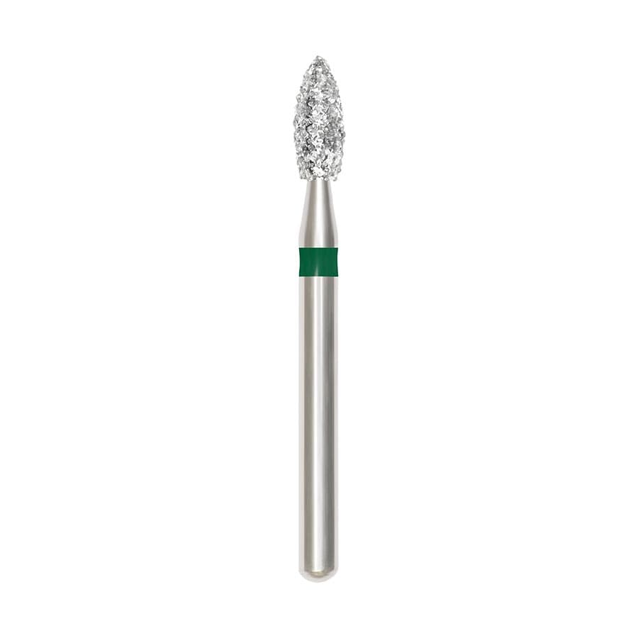 SS White Revelation Diamond Bur, Friction Grip, Coarse, Pointed Football Shape, 368-020C, 5/Pack thumbnail 3