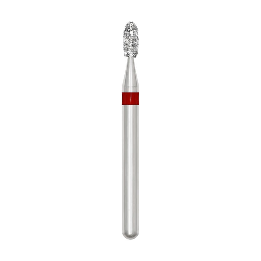 SS White Revelation Diamond Bur, Fine Grit, Football Shape, Friction Grip, #379-023F, Pack of 5 thumbnail 3