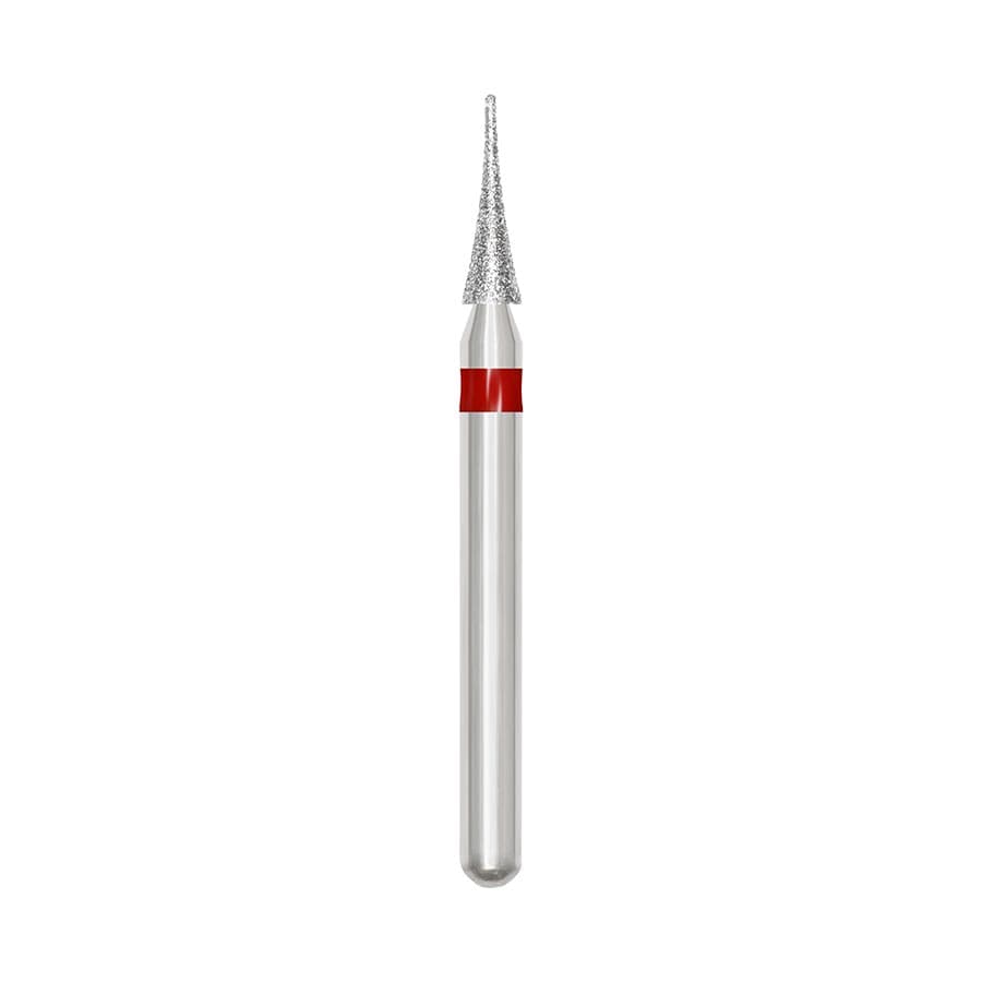 Revelation Diamond Burs, FG, Mosquito Nose, 392-016, 1.6 mm, Fine, Red, 5/Pk, 91183-5 thumbnail 5