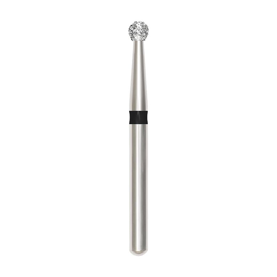 SS White Revelation Diamond Bur, Friction Grip, Super Coarse, Round, 1.6 mm, 5/Pk, 801-016SC thumbnail 3