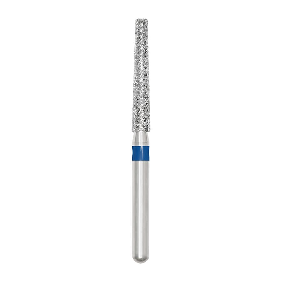 SS White Revelation Diamond Bur, Friction Grip, Medium, Flat End Taper, 848-018M, 5/Pk thumbnail 4