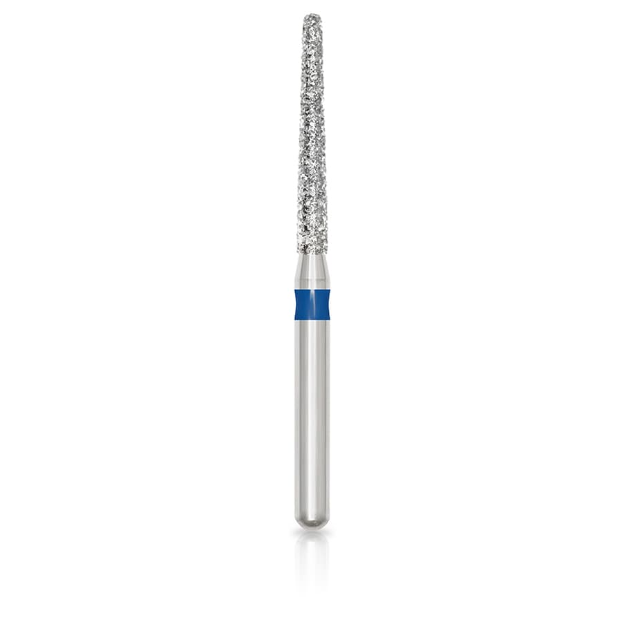 SS White Revelation Diamond Bur, Friction Grip, Medium Round End Taper, #850-014M, 5/Pk (91254-5) thumbnail 4