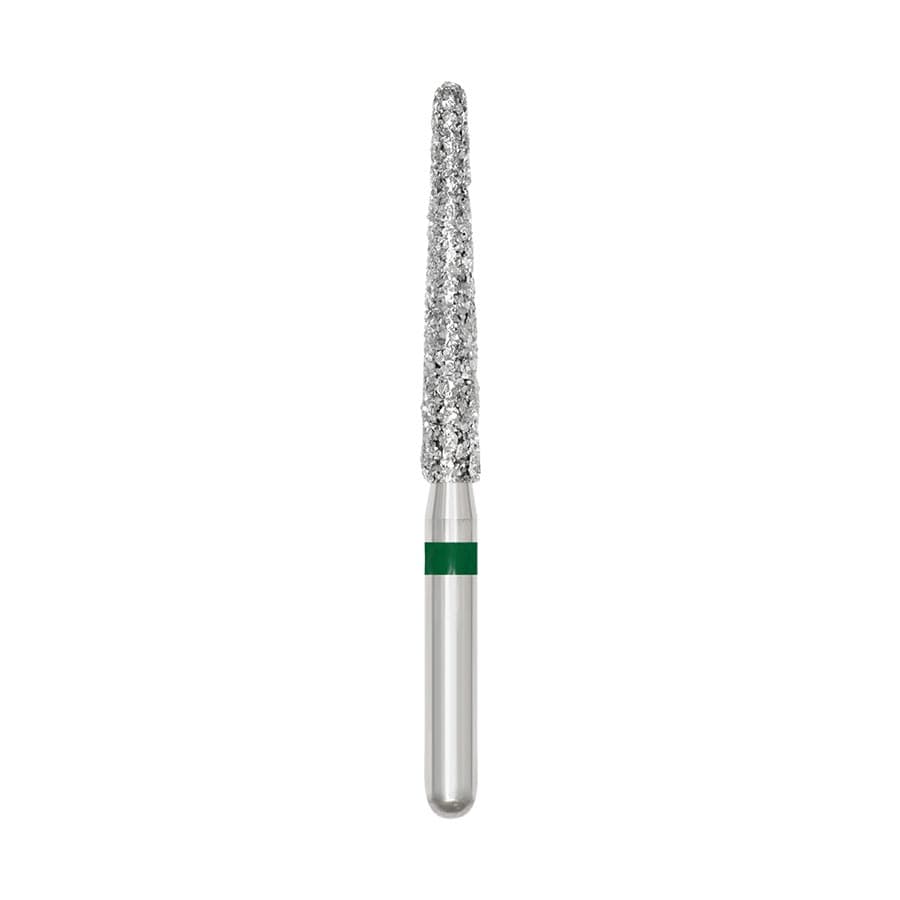SS White Revelation Diamond Bur, Friction Grip, Coarse, Round End Taper, 850-016C, 5/Pk thumbnail 4