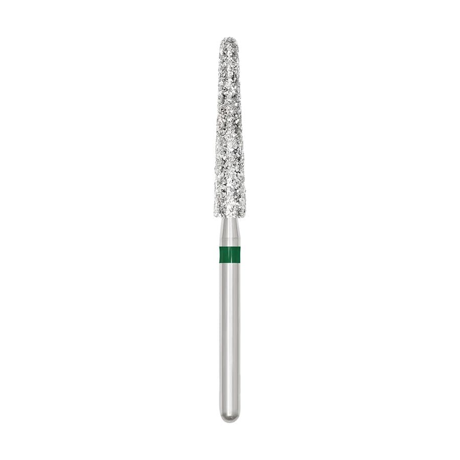 SS White Revelation Diamond Bur, Friction Grip, Coarse, Long Round End Taper, 850L-024C, 5/Pack thumbnail 4
