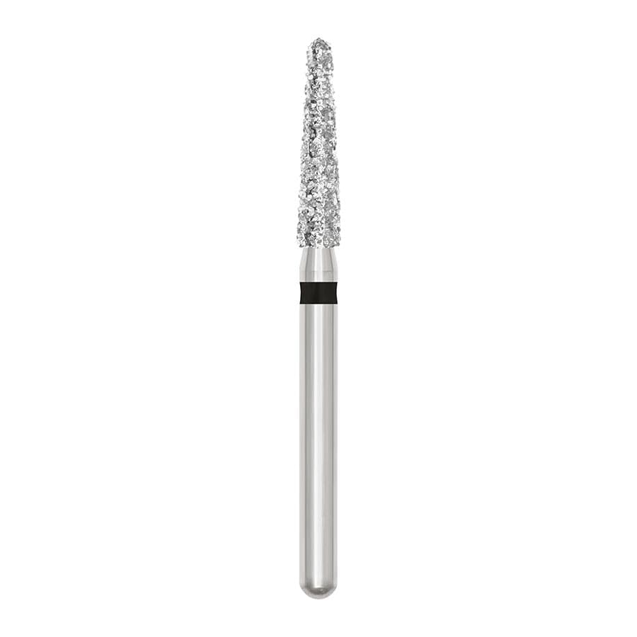 SS White Revelation Diamond Bur 856-018SC-S, Friction Grip Short Shank, Super Coarse, Round End Taper, 5/Pack, 91295-5 thumbnail 3
