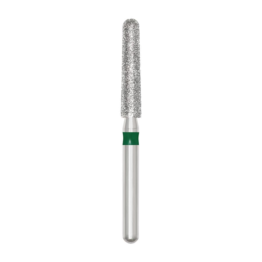 SS White Revelation Diamond Bur, FG, Coarse, Round End Taper, 856L-020C, 5/Pk thumbnail 4