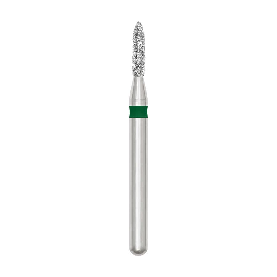 SS White Revelation Diamond Bur, FG #860-012C, Coarse, Flame Shape, 5/Pk, 91328-5 thumbnail 4