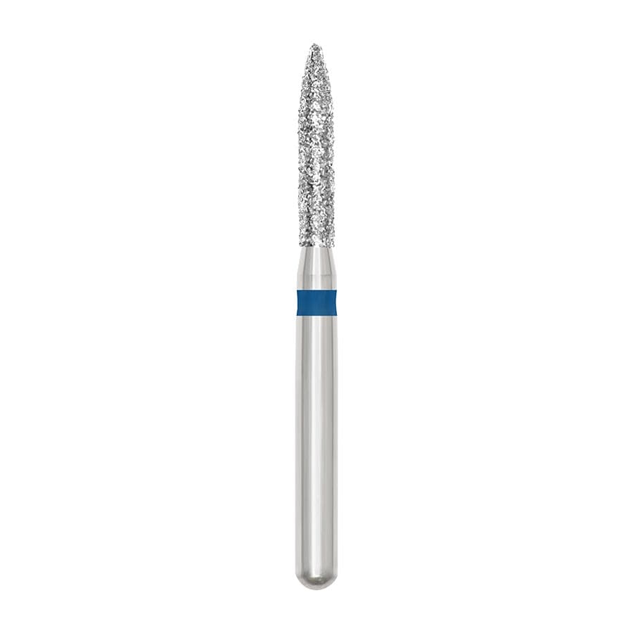 SS White Revelation Diamond Bur 862-014M, Friction Grip, Medium Flame, 5/Pk thumbnail 4