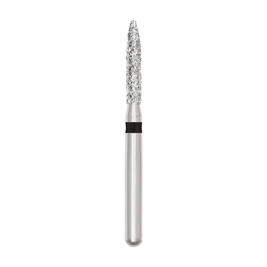 SS White Revelation Diamond Bur 862-014SC, Super Coarse Flame, Friction Grip, 5/Pk, 91340-5 thumbnail 4