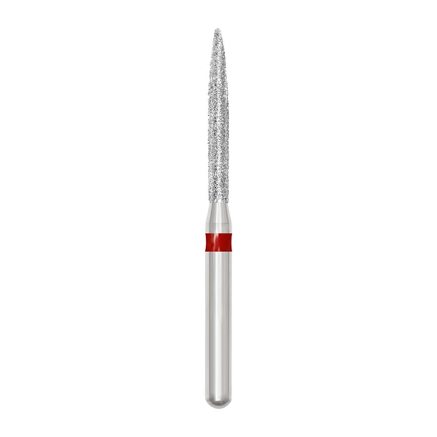 SS White Revelation Diamond Bur 863-012F, Fine Grit, Friction Grip, Flame Shape, 5/Pk thumbnail 4