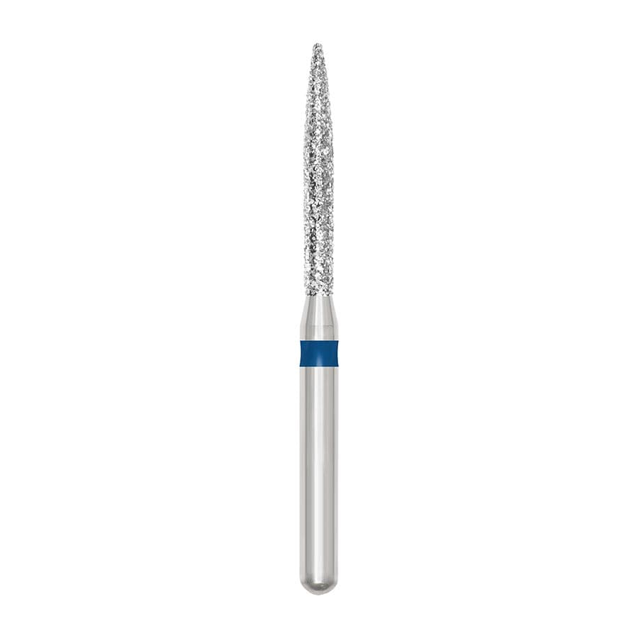 SS White Revelation Diamond Bur 863-012M, Friction Grip, Medium Flame, 5/Pk thumbnail 4