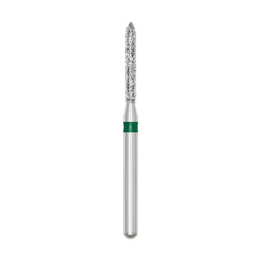 SS White Revelation Diamond Bur 878-012C, Coarse, Modified Bevel Cylinder, Friction Grip, 5/Pk thumbnail 4