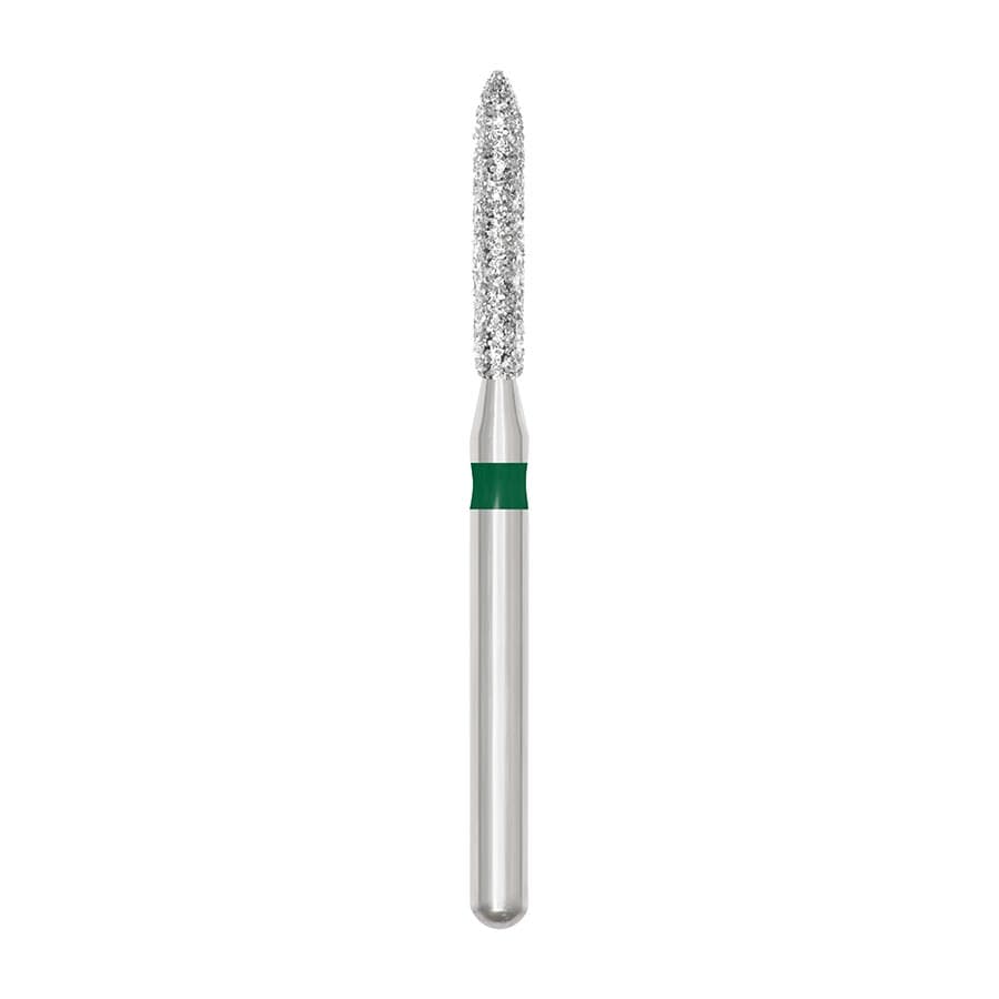 SS White Revelation Diamond Bur 878-014C, FG Coarse Modified Bevel Cylinder, 5/Pk thumbnail 4