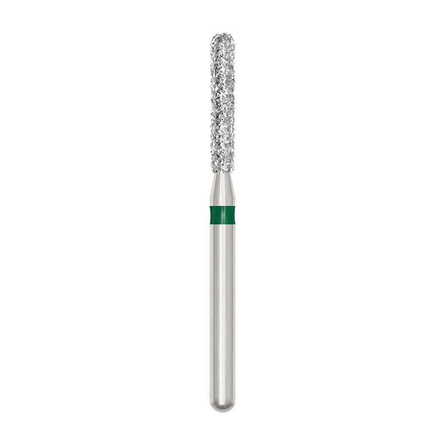 SS White Revelation Diamond Bur 881-012C, Coarse, Round End Cylinder, Friction Grip, 5/Pk thumbnail 4