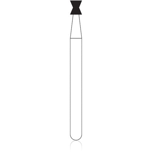 NTI FG Diamond Bur, Coarse, Amalgam Remover, Inverted Cone, #813-016, Friction Grip, 1.6 mm Diameter, 1.8 mm Length, 5/Pk, C813-016 thumbnail 5