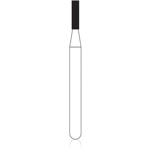 NTI Diamond Bur, FG, Flat End Cylinder, #835, 1.0 mm Diameter, 4.0 mm Length, Coarse, Green, 5/Pk, C835-010 thumbnail 10