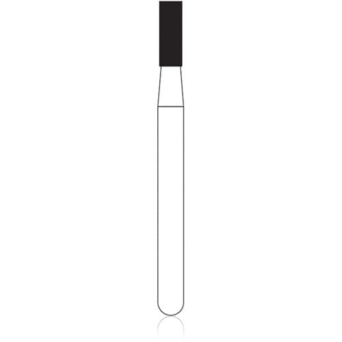 NTI Diamond Bur, FG, Coarse, Flat End Cylinder, #835-014 (C835-014), 1.4 mm Diameter, 4.0 mm Length, Green Ring, 5/Pkg thumbnail 5