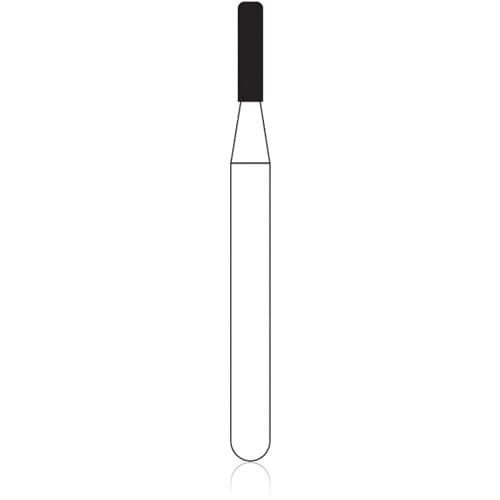 NTI Diamond Bur, Coarse Grit, Modified Shoulder Cylinder, Friction Grip, #835KR-010, 5/Pkg thumbnail 5