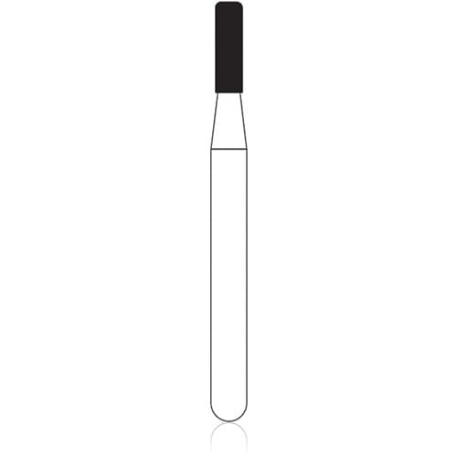 NTI Diamond Bur FG Coarse Modified Shoulder Cylinder, #835KR-012, 1.2mm Diameter, 4.0mm Length, 5/Pack, C835KR-012 thumbnail 4